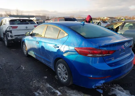 2017 Hyundai Elantra Se из США, поврежденный, VIN KMHD74LF9HU330580